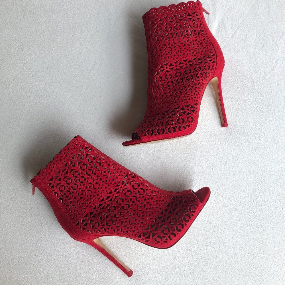 ALDO Kuniel red ankle boots bootie sexy